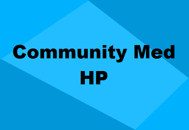 Community Medicine Colleges HP