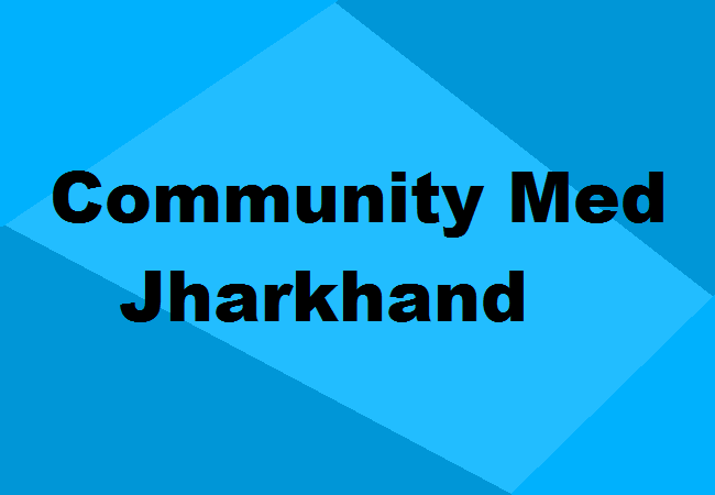 Community Medicine Colleges Jharkhand