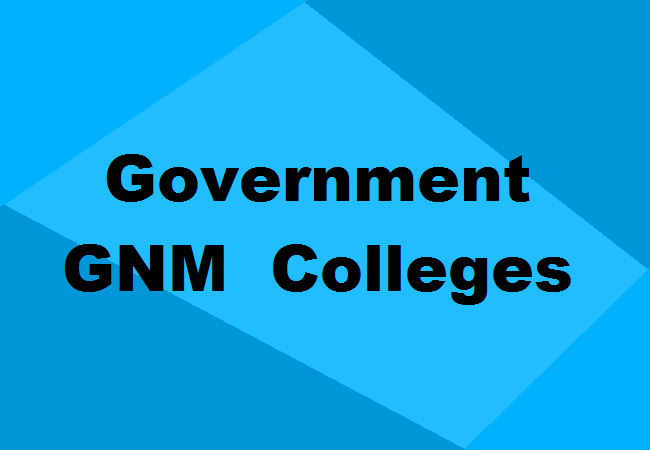 Government GNM Colleges Gujarat