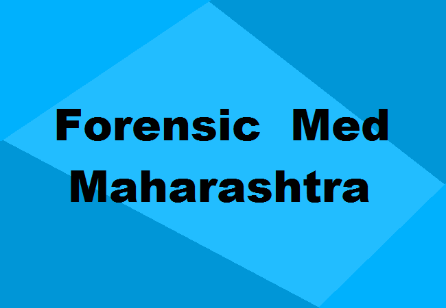 MD Forensic Medicine Seats Maharashtra