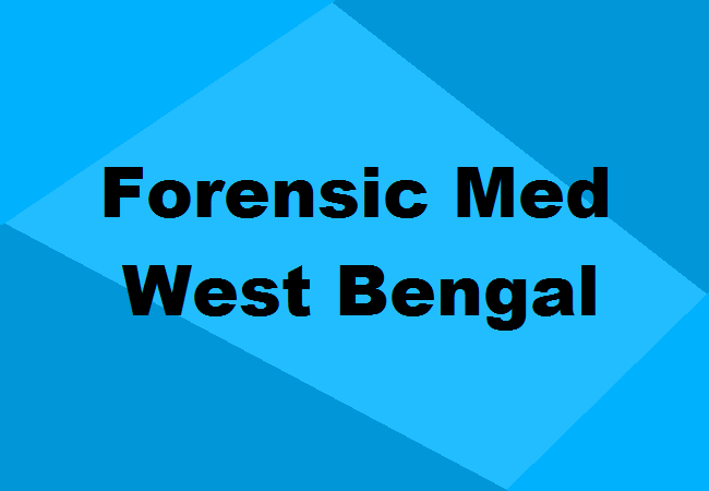 MD Forensic Medicine Colleges WB