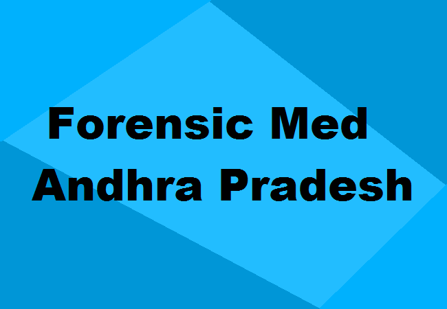 MD Forensic Medicine Colleges AP