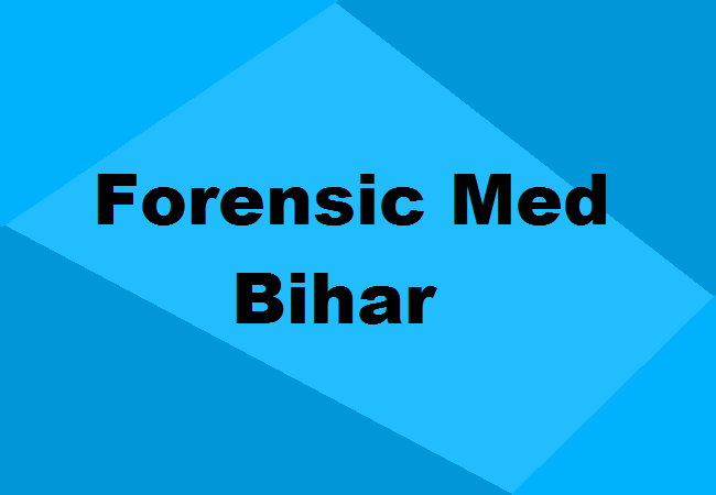 MD Forensic Medicine Seats Bihar