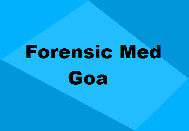 MD Forensic Medicine Seats Goa