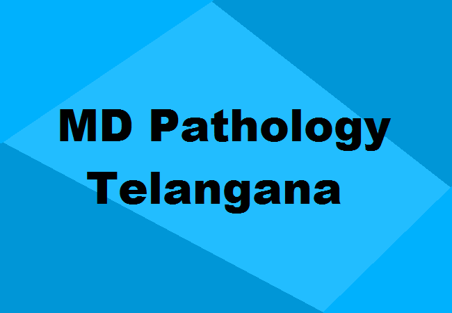 MD Pathology Seats Telangana