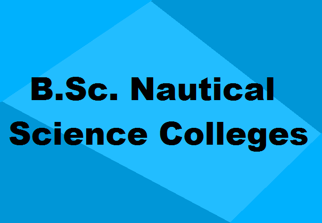 B.Sc. Nautical Science Colleges India