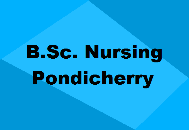 B.Sc. Nursing Colleges Pondicherry