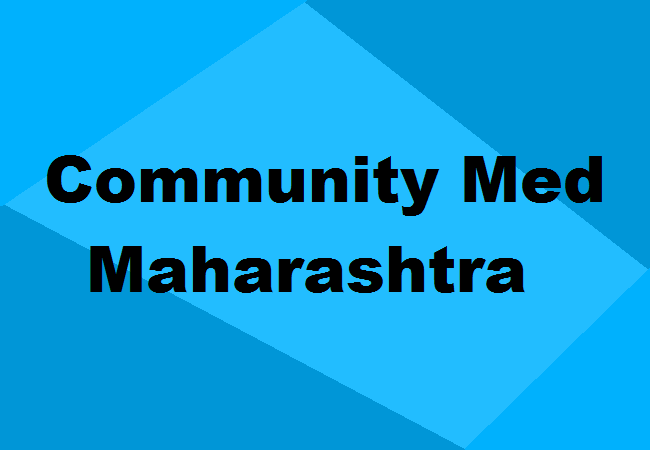 Community Medicine Colleges Maharashtra