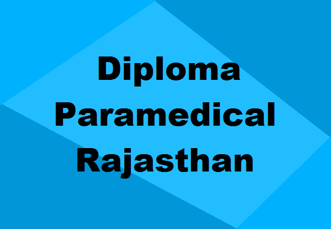 Diploma Paramedical Colleges Rajasthan