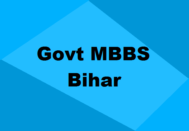 Govt MBBS Colleges Bihar