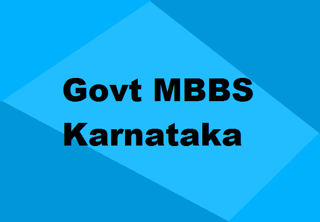 Govt MBBS Colleges Karnataka