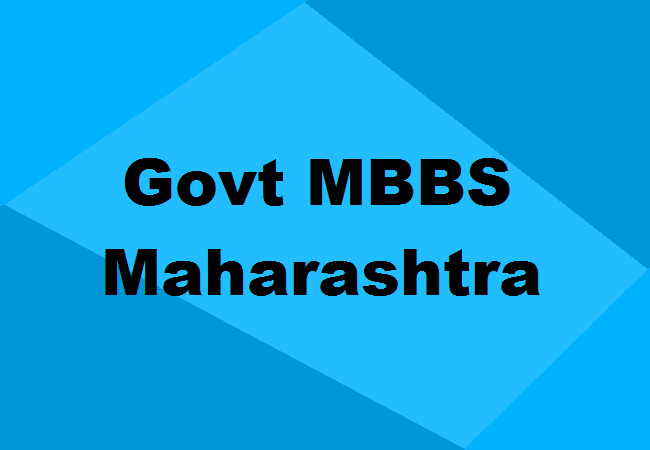 Govt MBBS Colleges Maharashtra