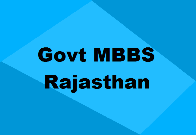 Govt MBBS Colleges Rajasthan