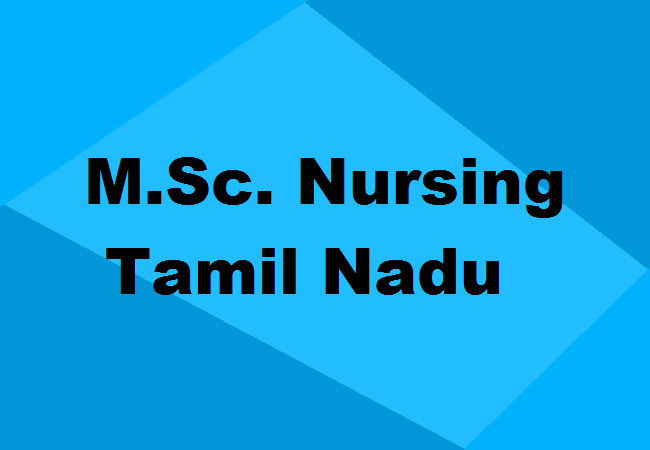 M.Sc. Nursing Colleges TN