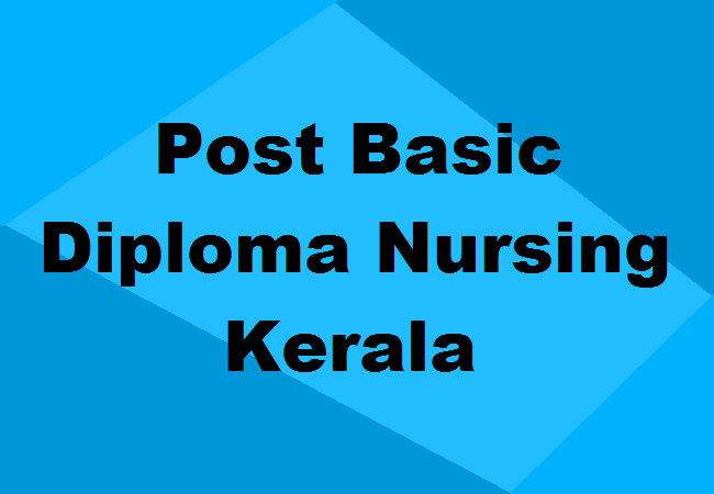 Post Basic Diploma Nursing Kerala