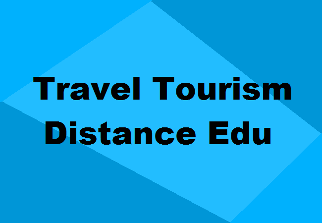 Travel & Tourism Distance Education