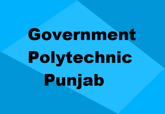 Government Polytechnic Colleges Punjab