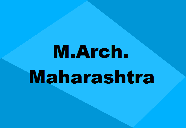 M.Arch. Colleges Maharashtra