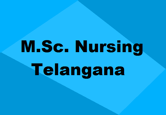 M.Sc. Nursing Colleges Telangana