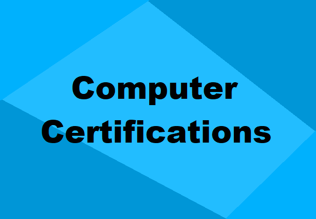 Computer Certifications USA