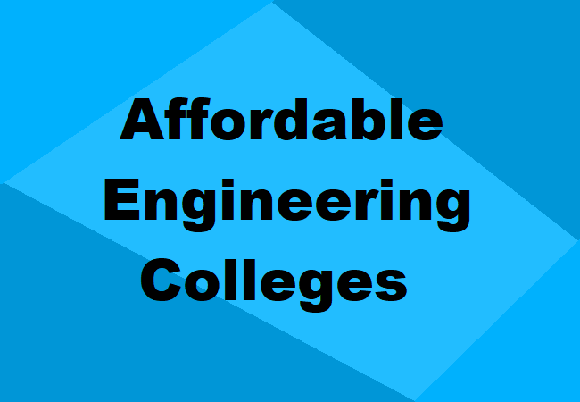 Affordable Engineering Colleges USA