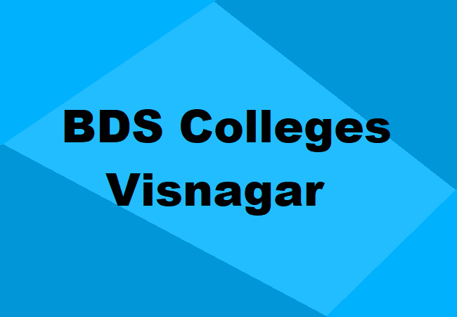 BDS Colleges Visnagar