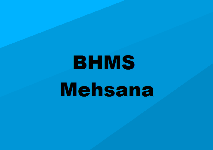 BHMS Colleges Mehsana