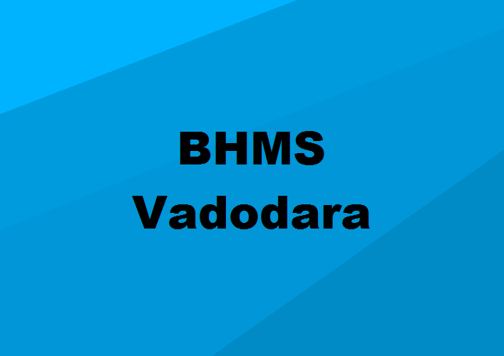 BHMS Colleges Vadodara