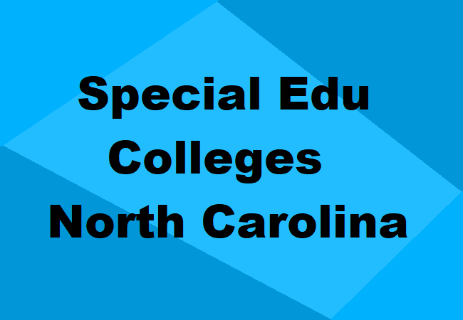 Special Education Colleges North Carolina