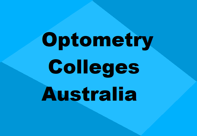 Optometry Colleges Australia