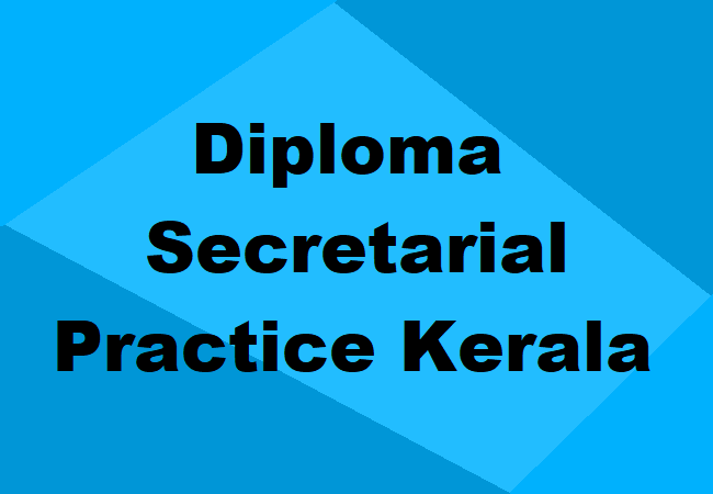 Secretarial Practice Colleges Kerala