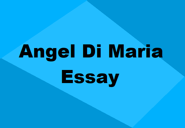 Angel Di Maria Essay