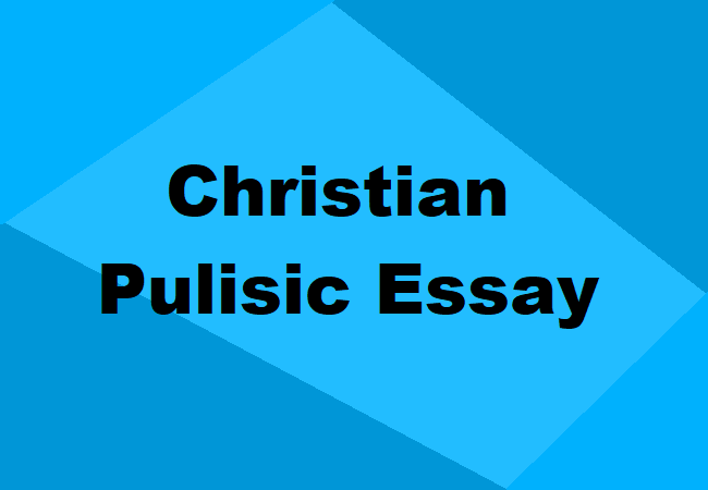 Christian Pulisic Essay