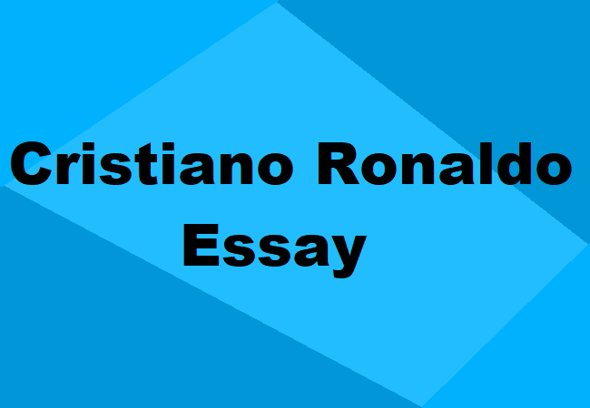 Cristiano Ronaldo Essay
