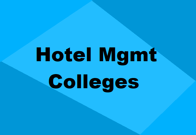 Hotel Management Colleges India