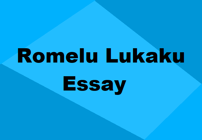 Romelu Lukaku Essay