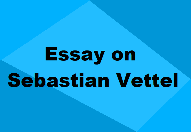 Sebastian Vettel Essay