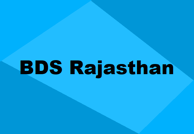 BDS Rajasthan