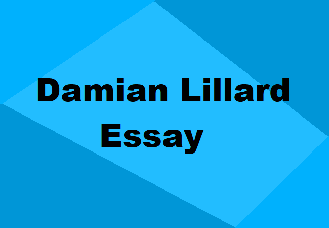 Damian Lillard Essay