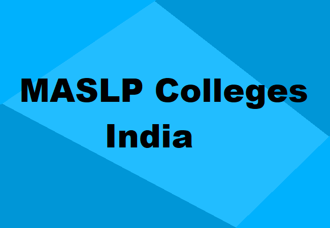 MASLP Colleges India