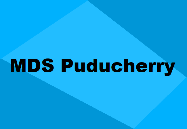 MDS Puducherry