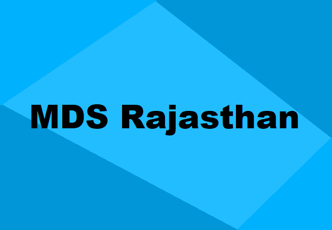 MDS Rajasthan