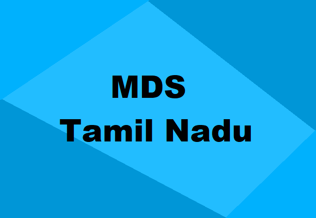 MDS Tamil Nadu