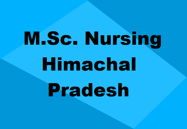 M.Sc. Nursing Himachal Pradesh