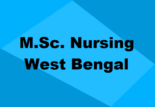 M.Sc. Nursing West Bengal