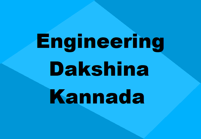 Engineering Colleges Dakshina Kannada