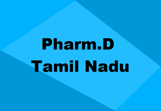 Pharm.D Tamil Nadu