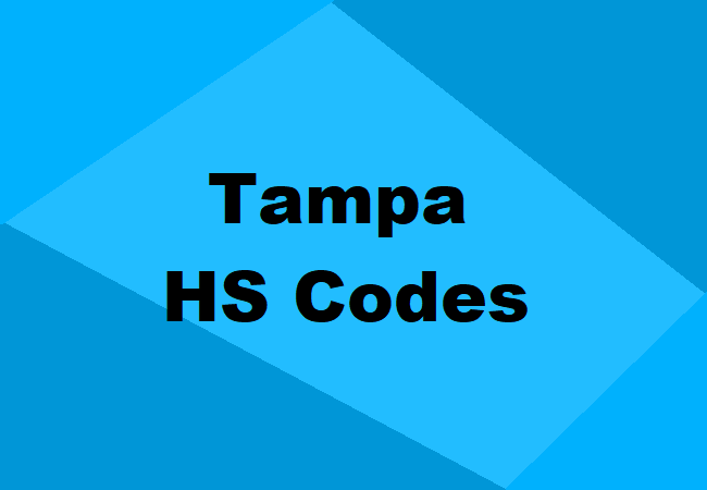 Tampa HS Codes