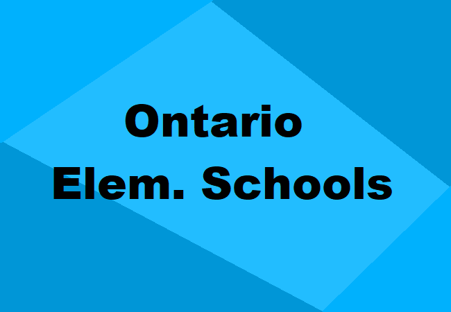 Elementary Schools Ontario