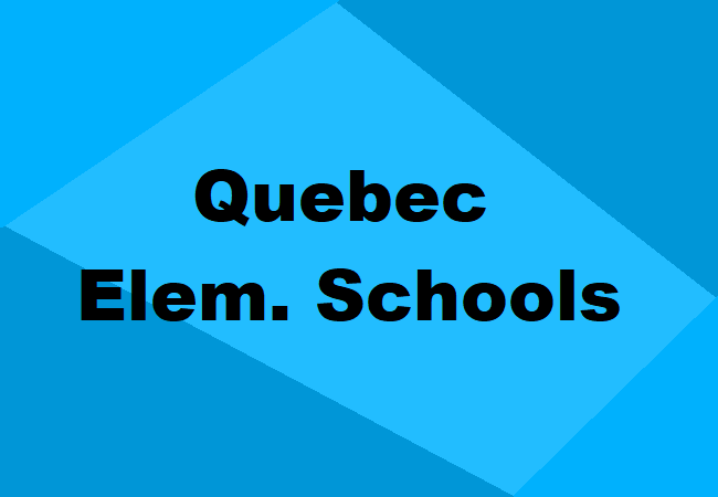 Elementary Schools Quebec